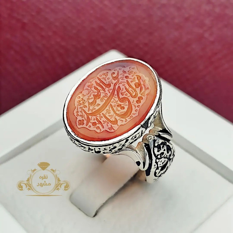 انگشتر مردانه عقیق یمنی اصلی