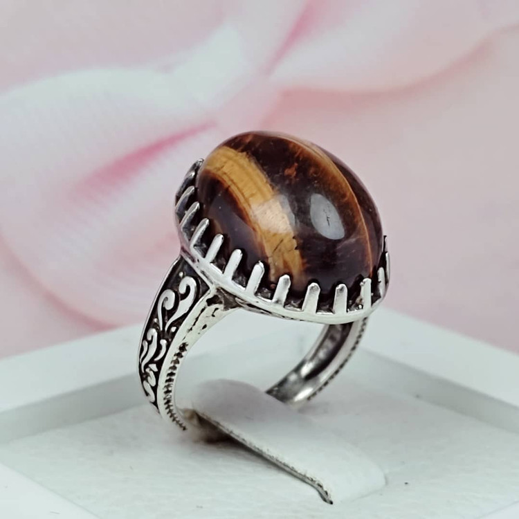 انگشتر مردانه تایگر_چشم ببر