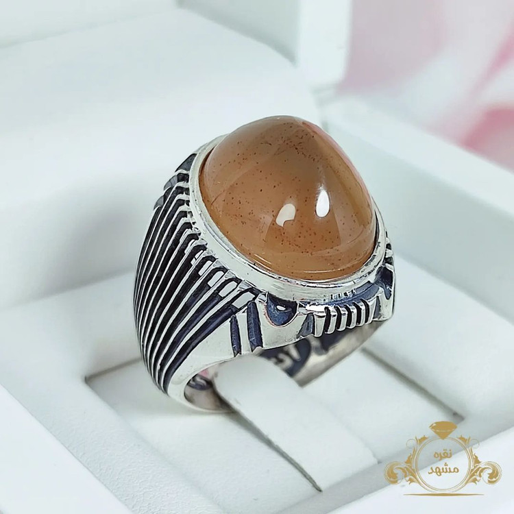 انگشتر مردانه عقیق یمانی