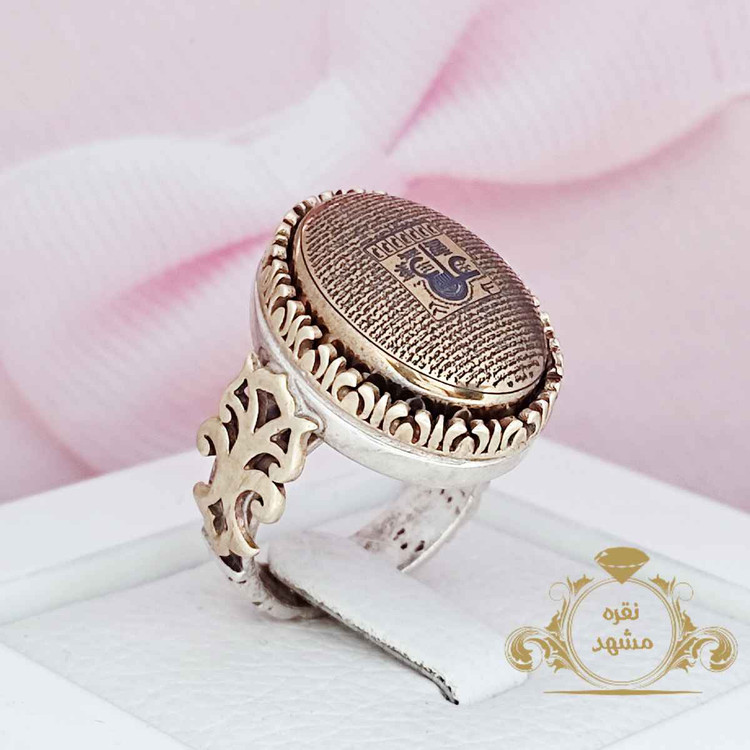 انگشتر مردانه نقره زیارت عاشورا