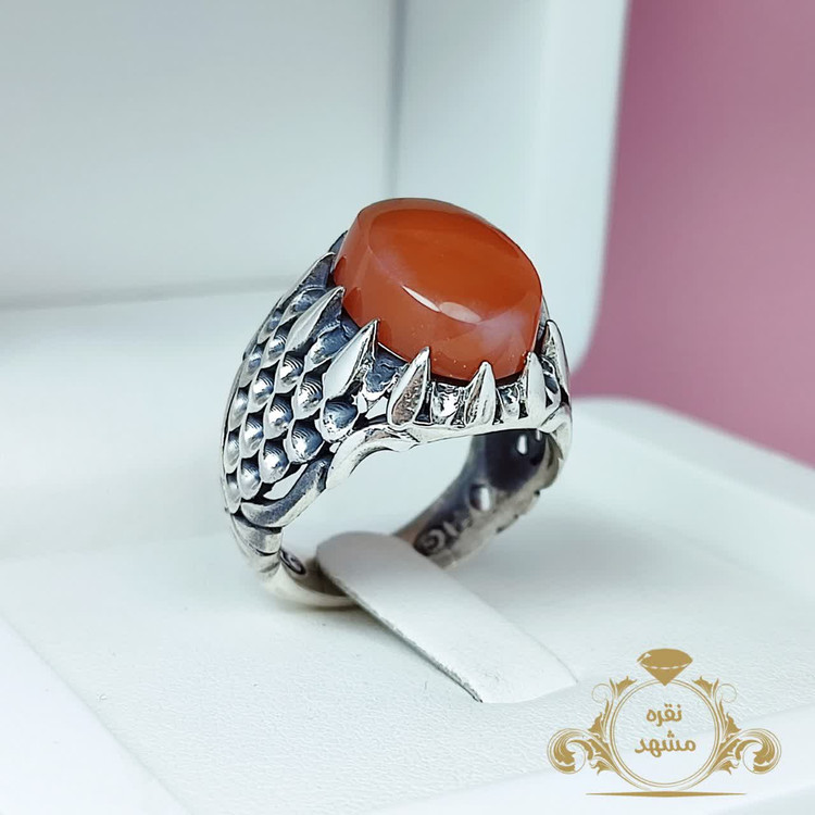 انگشتر عقیق یمنی شرف الشمس