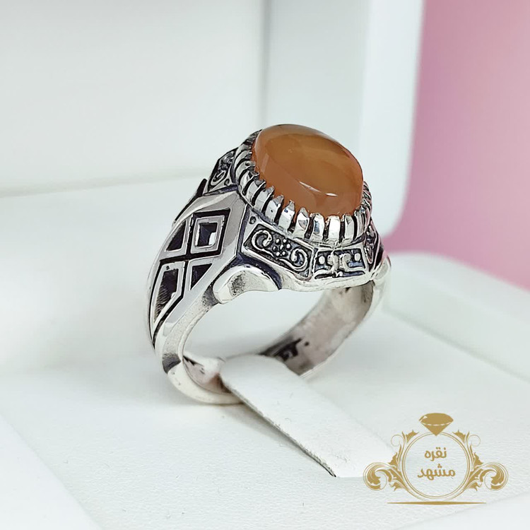 انگشتر عقیق یمنی شرف الشمس