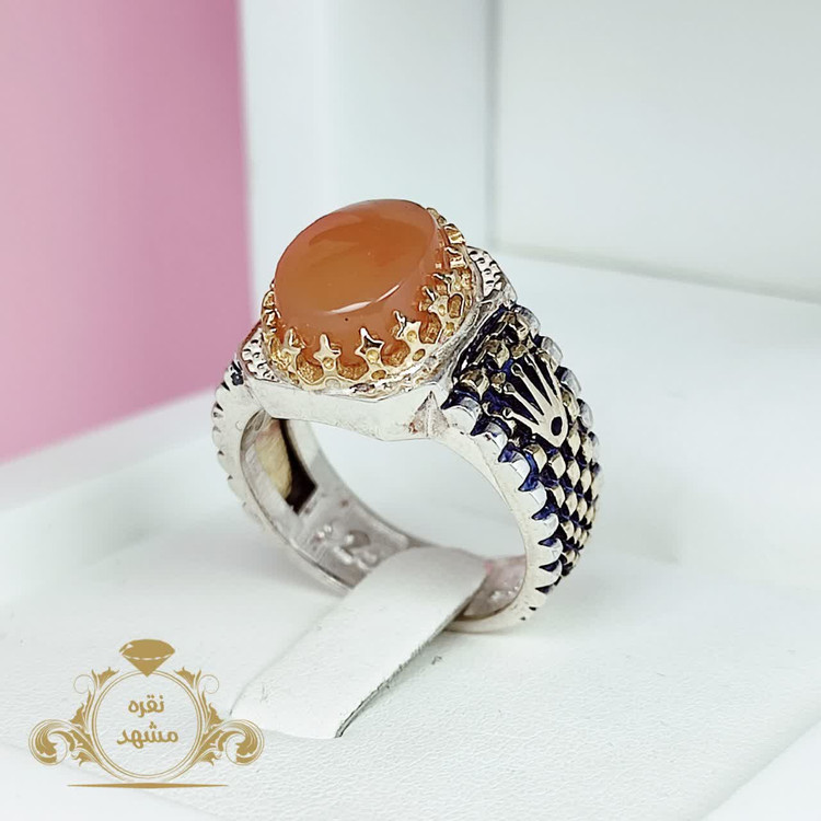 انگشتر عقیق یمنی شرف الشمس