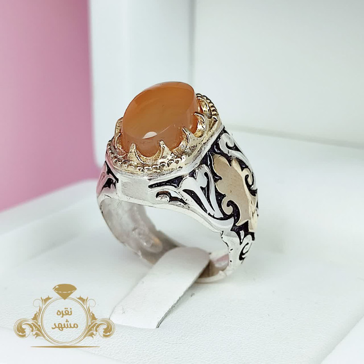 انگشتر عقیق یمنی شرف الشمس