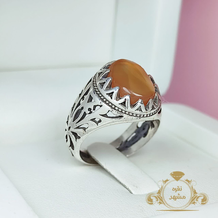 انگشتر عقیق یمنی شرف الشمس