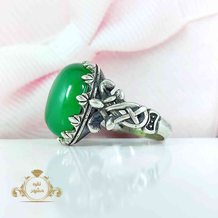 فروشگاه اینترنتی گالری نقره مشهد عقیق سبز