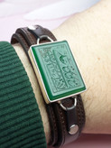 دستبند عقیق سبز