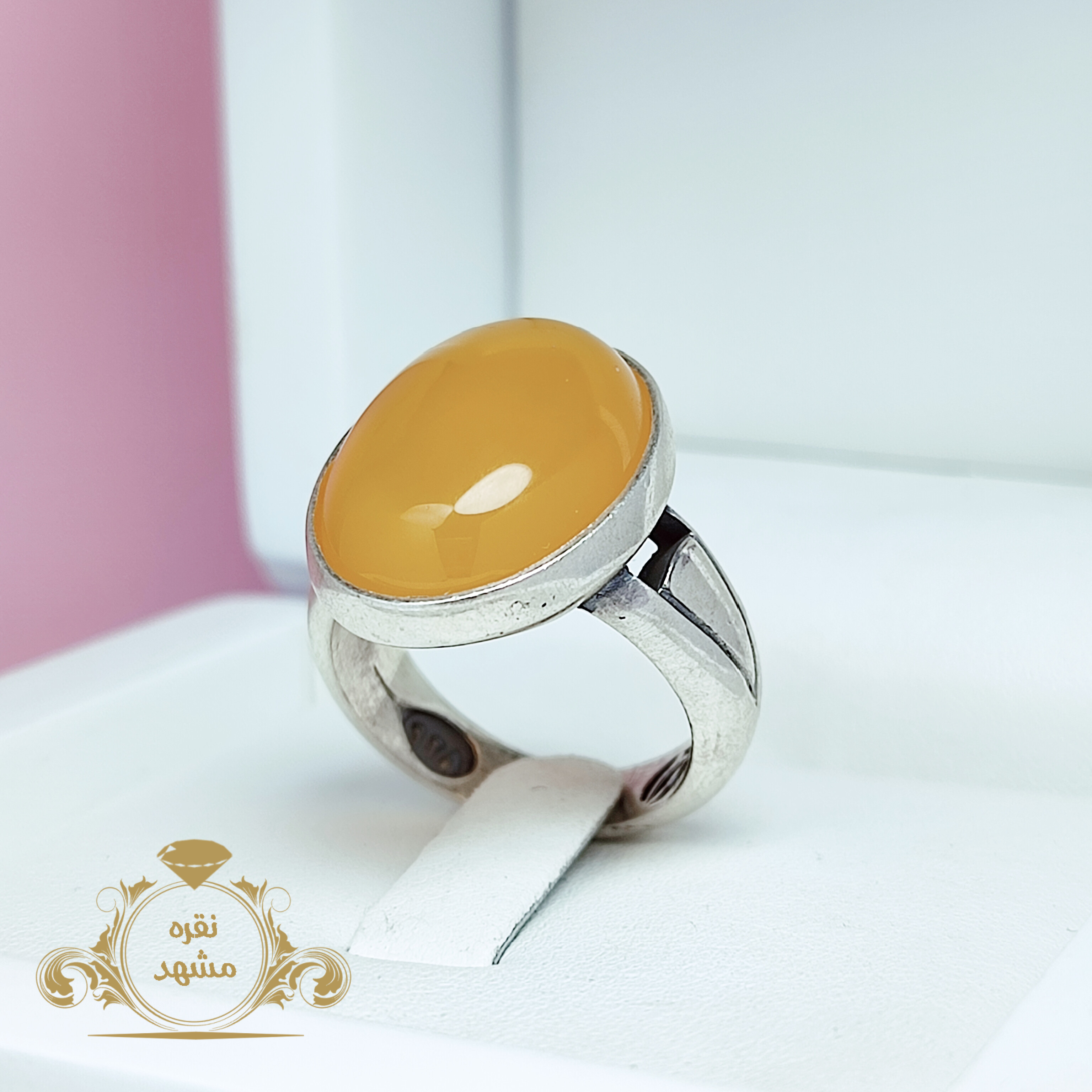 انگشتر عقیق زرد اصلی