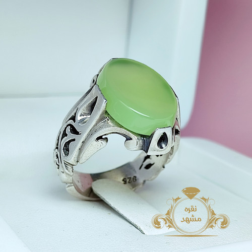 عقیق کاهویی اصلی مردانه