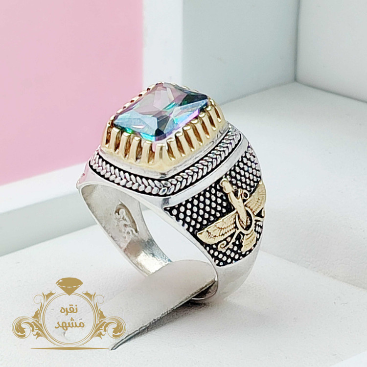 انگشتر کوارتز 7 رنگ