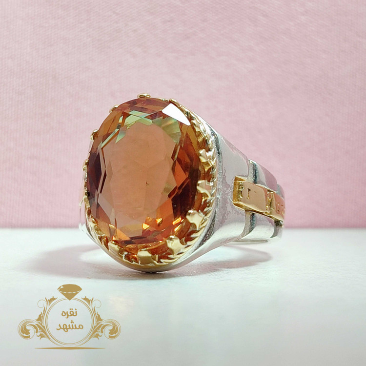 انگشتر الکساندریت سه رنگ