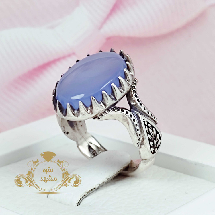 انگشتر عقیق کبود