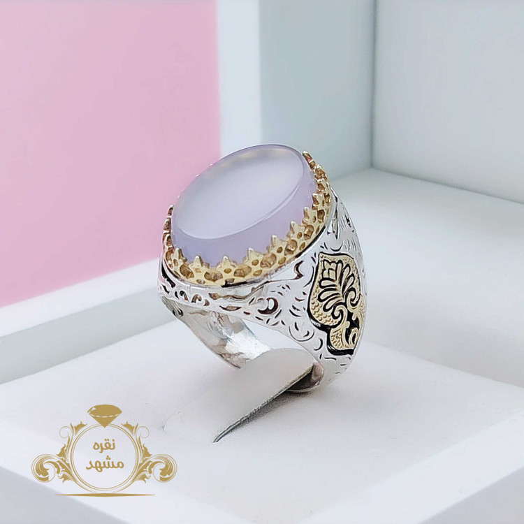 انگشتر عقیق سوسنی