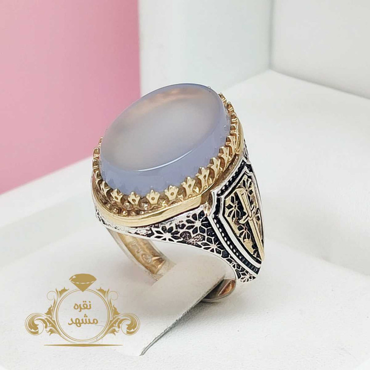 انگشتر عقیق سوسنی