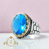 انگشتر توپاز سنتاتیک