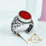 انگشتر عقیق سرخ اصلی