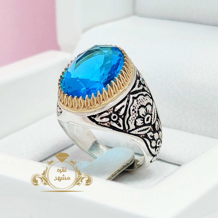 انگشتر توپاز سنتاتیک