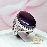 عقیق سیاه زیبا