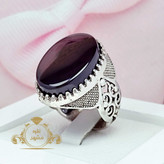 عقیق سیاه زیبا