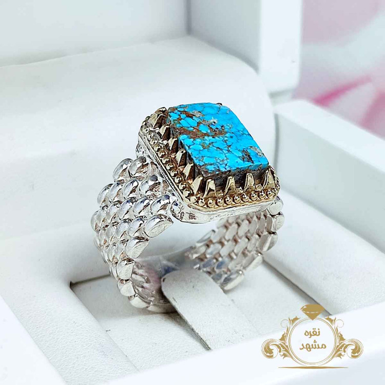 انگشتر مردانه فیروزه نیشابوری