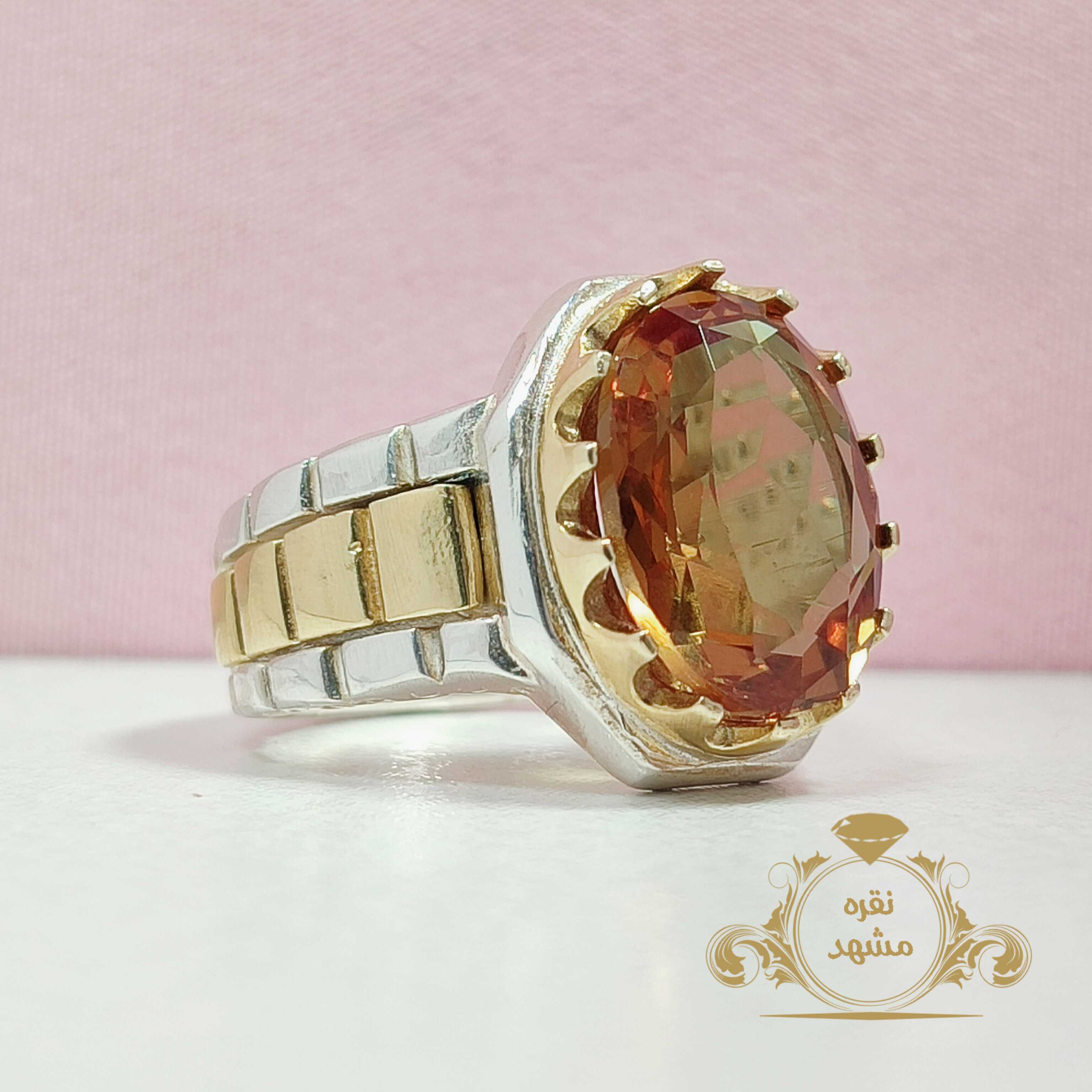 انگشتر الکساندریت سه رنگ