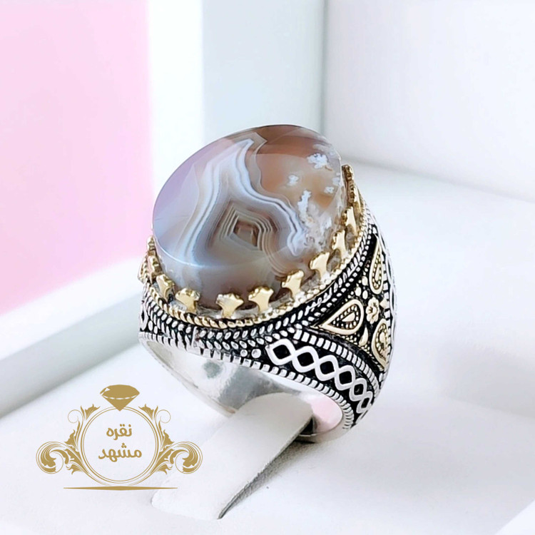 انگشتر عقیق سلیمانی