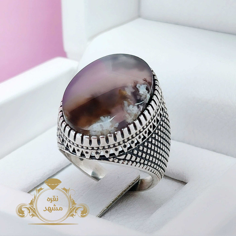 انگشتر عقیق سوسنی