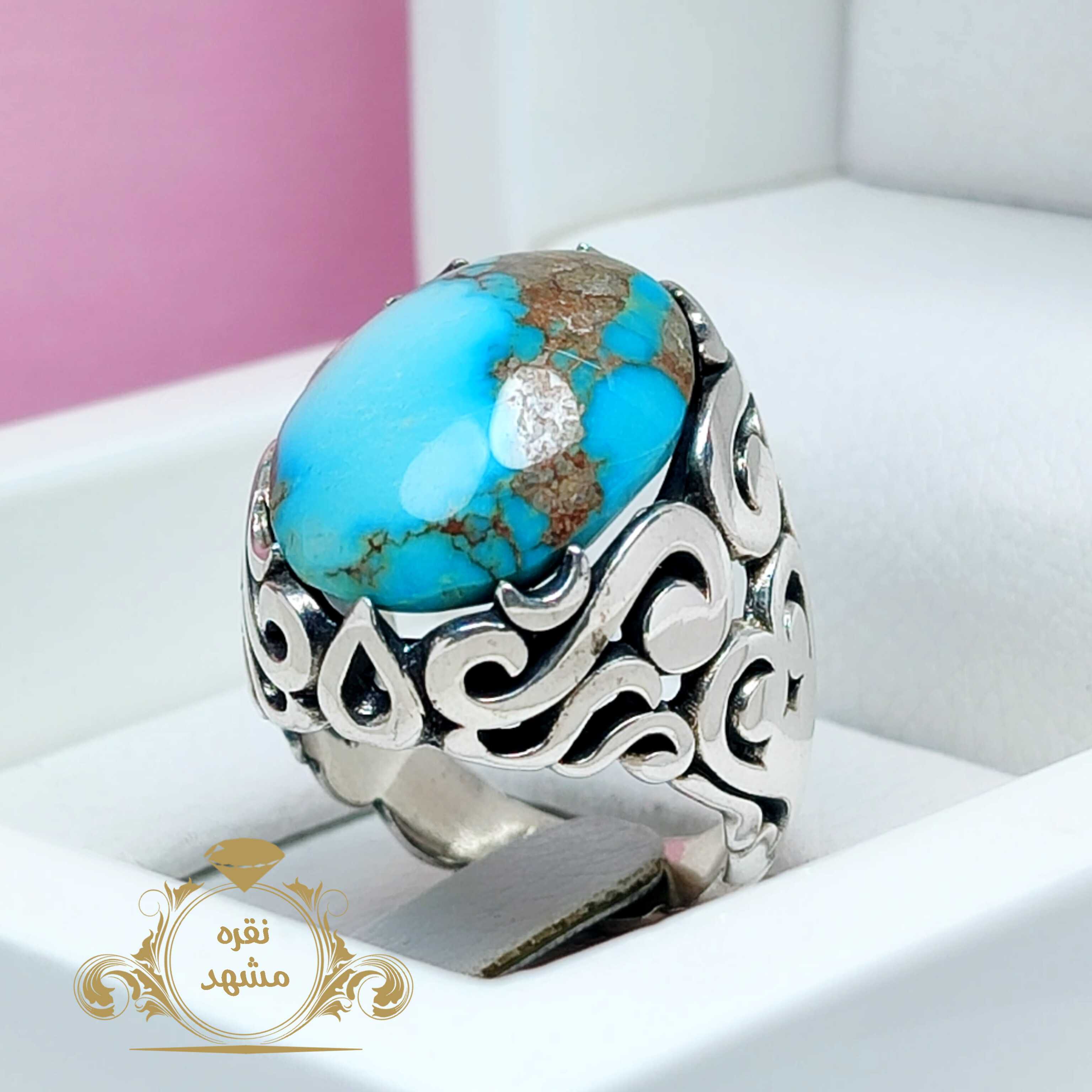 انگشتر فیروزه مردانه