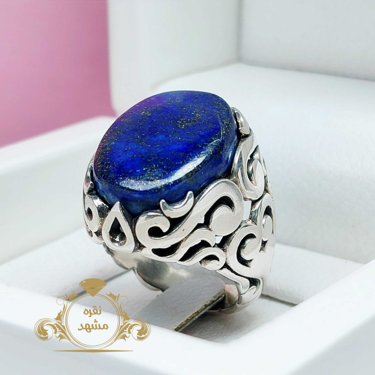 انگشتر لاجورد افغان شیک