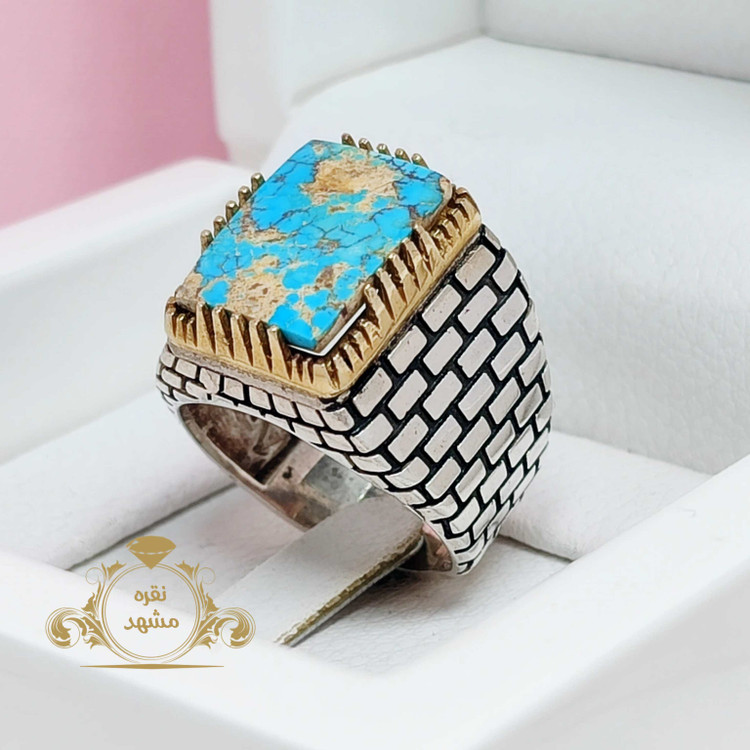انگشتر فیروزه نیشابور جوان پسند