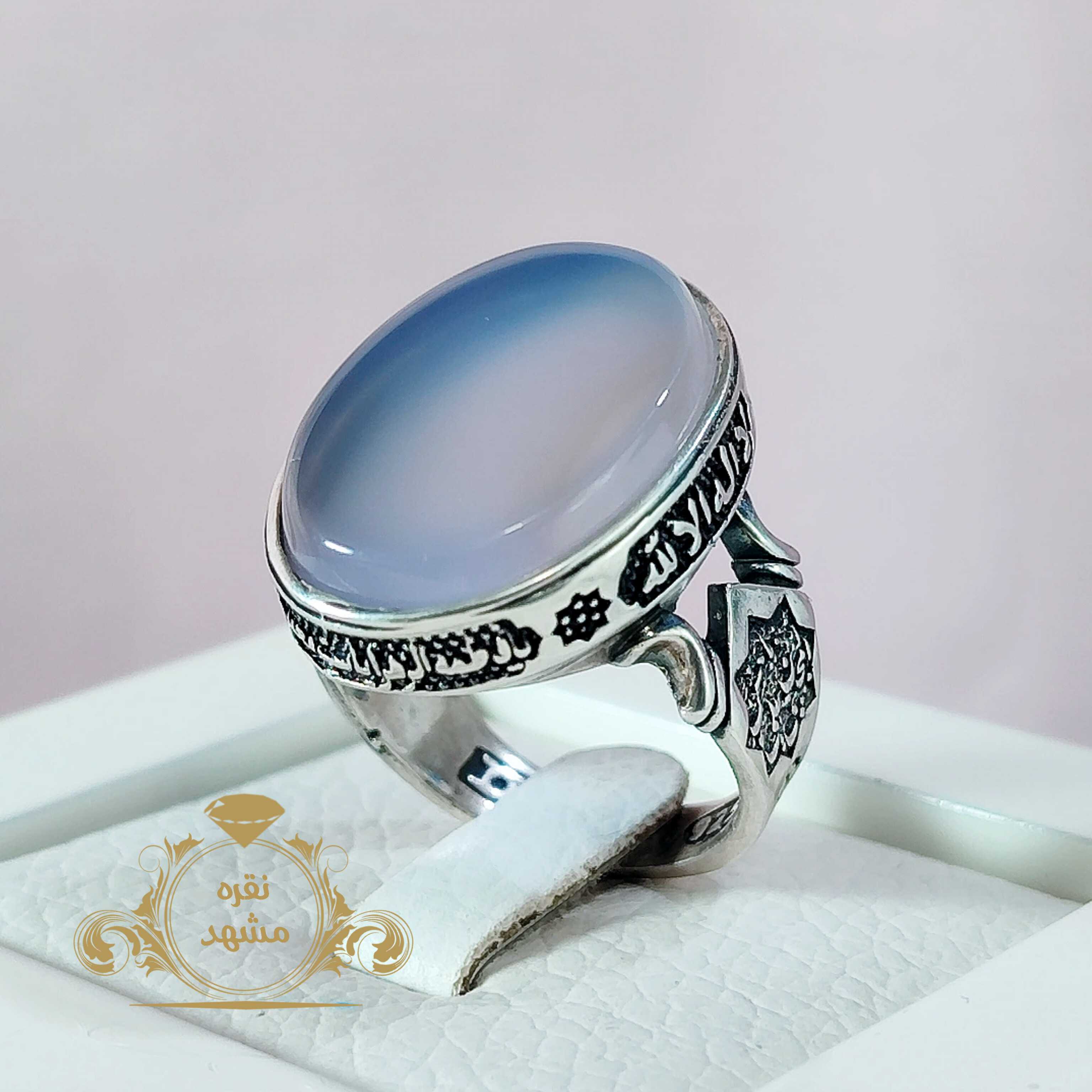 انگشتر عقیق سوسنی مردانه رکاب نقره