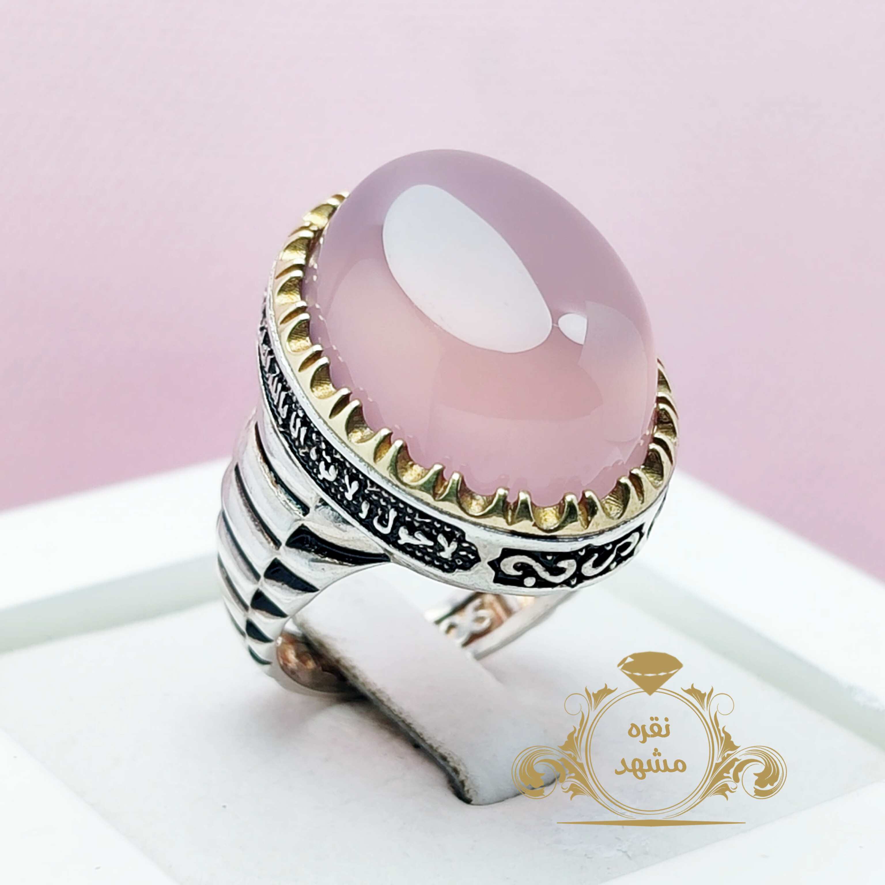 انگشتر مردانه سوسنی اصلی عقیق دامله