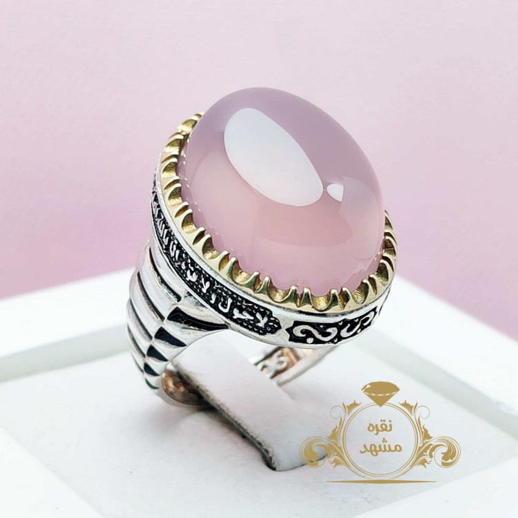 انگشتر مردانه سوسنی اصلی عقیق دامله