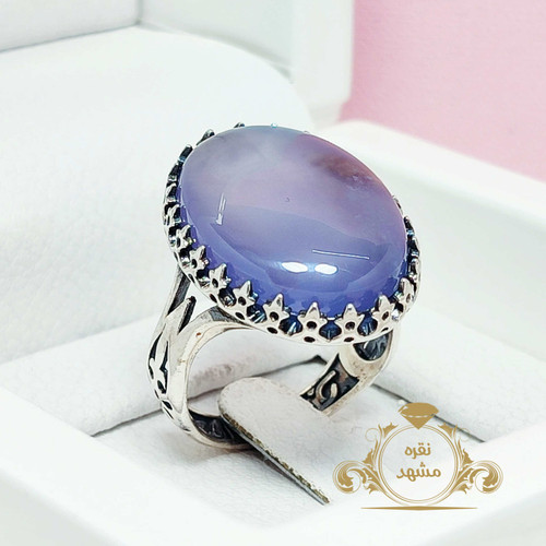 انگشتر خاص عقیق سوسنی اصلی مردانه نگین عالی