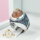 انگشتر مردانه باباقوری ذکر رکاب علی بن موسی الرضا