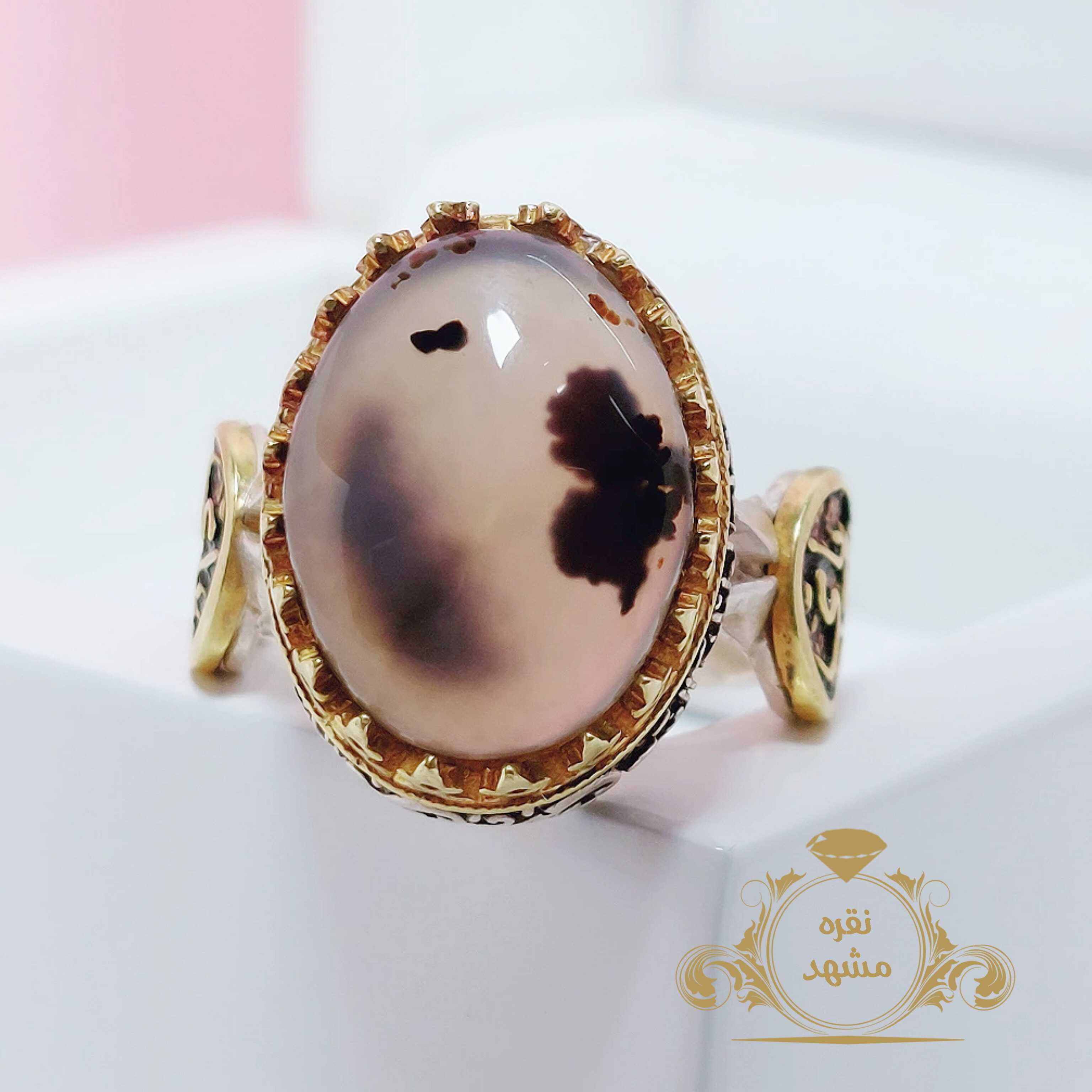 انگشتر قلب شجر قائن مردانه با نقش قلب خیلی خاص