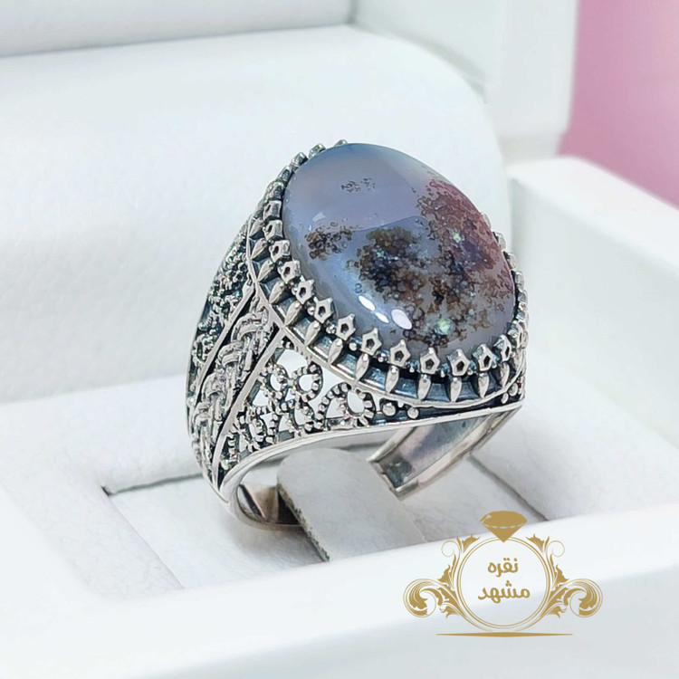 شجر جنگلی انگشتر مردانه نقره اصل