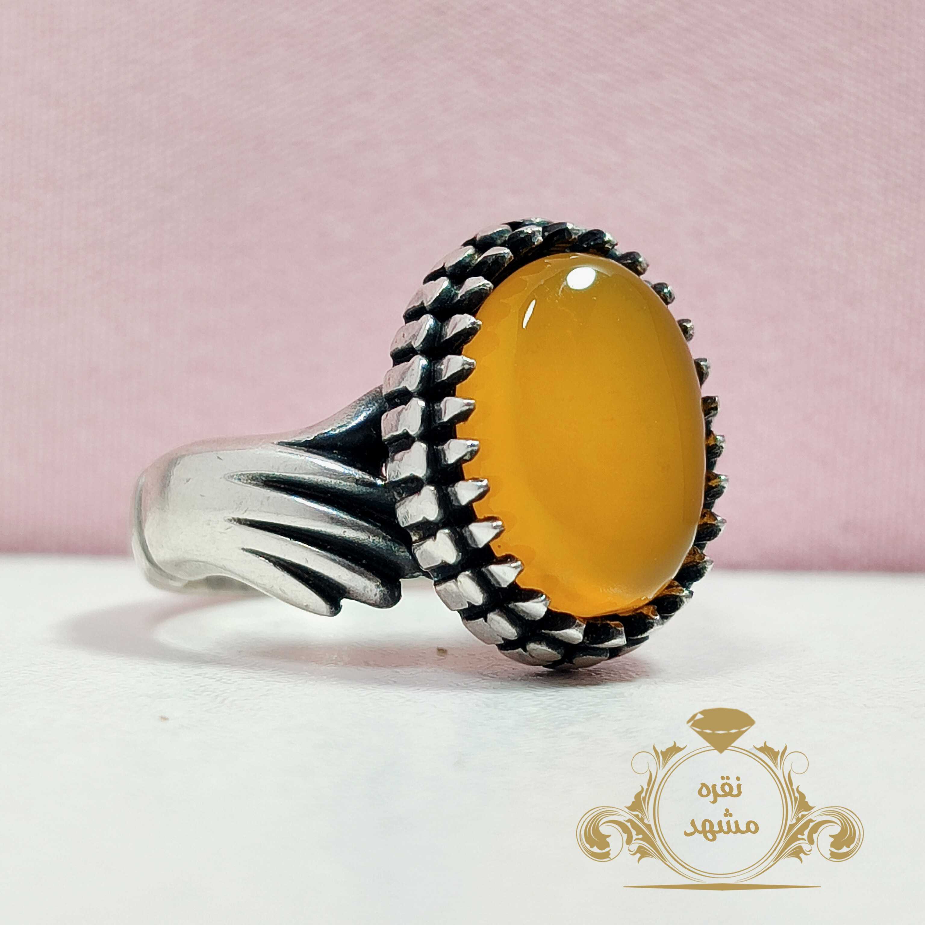 انگشتر زرد دست و دلبر شرف الشمس اصلی