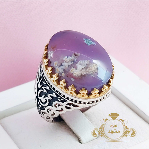 انگشتر شجر سوسنی فوق العاده خاص و درشت یا محمد