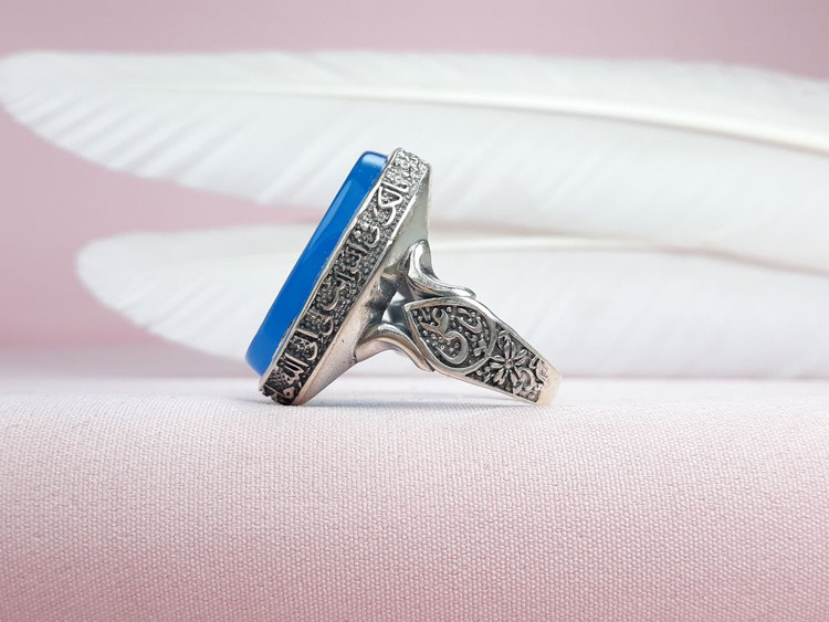 انگشتر نقره مردانه سید الشهدا حسین (ع)