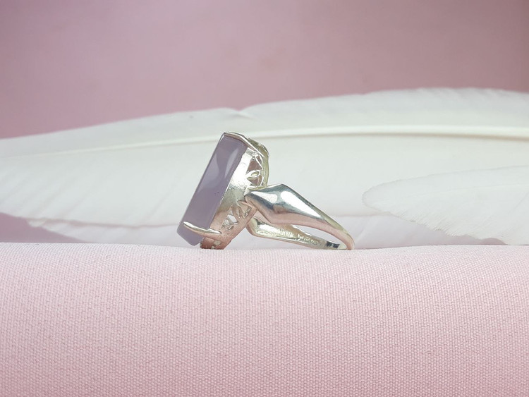 انگشتر اصل زنانه یاحسین عقیق سوسنی