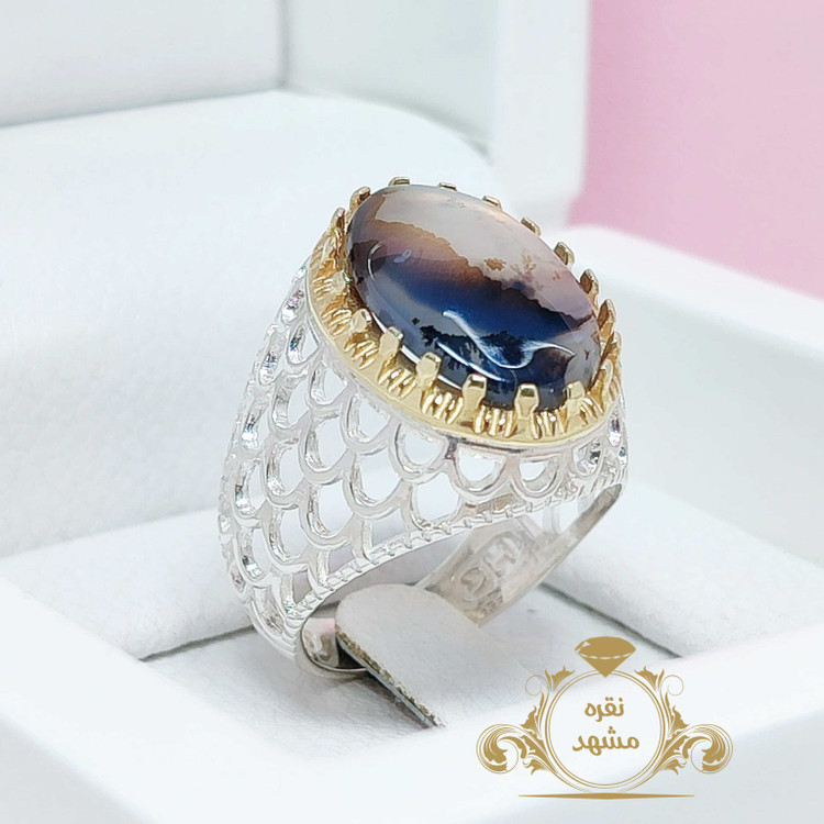 انگشتر منظره شجر قائن نقش خاص و متفاوت