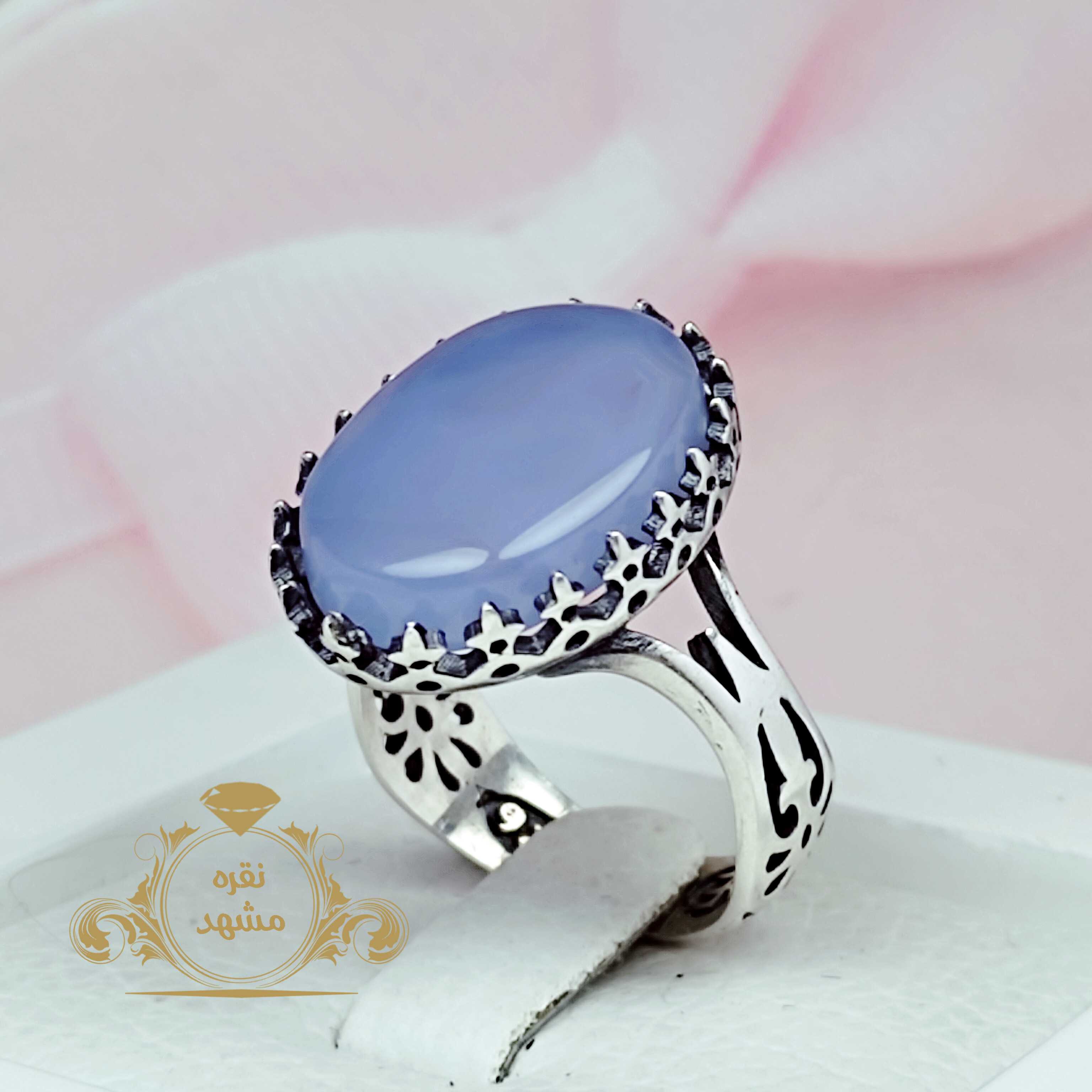 یمنی کبود انگشتر مردانه اصل و معدنی