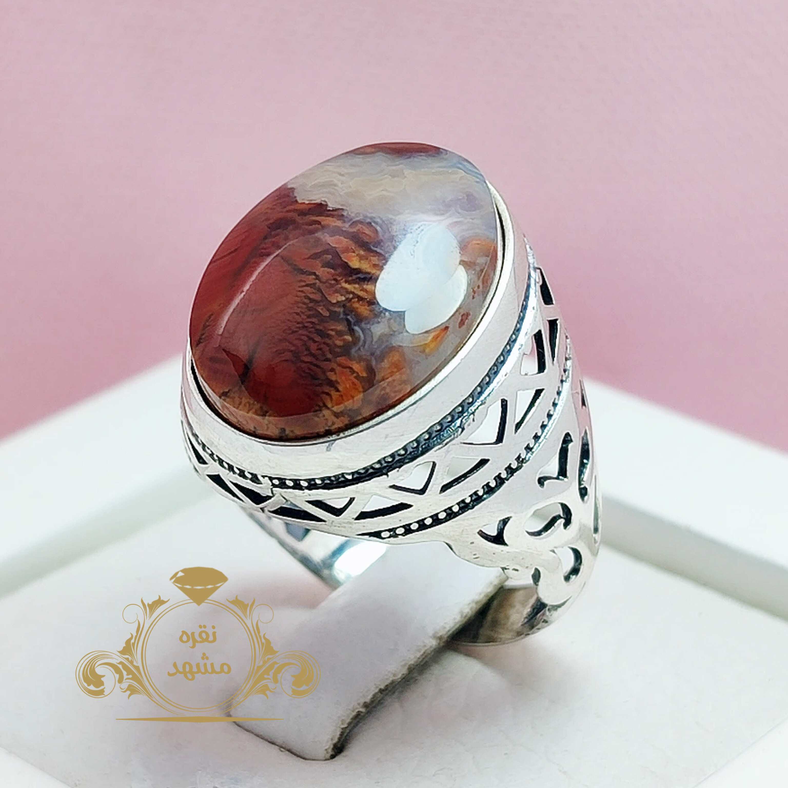 عقیق سرخ شج انگشتر شجر سرخ اصل