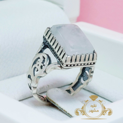 انگشتر دریخی اصلی مدل رهبری مردانه نقره