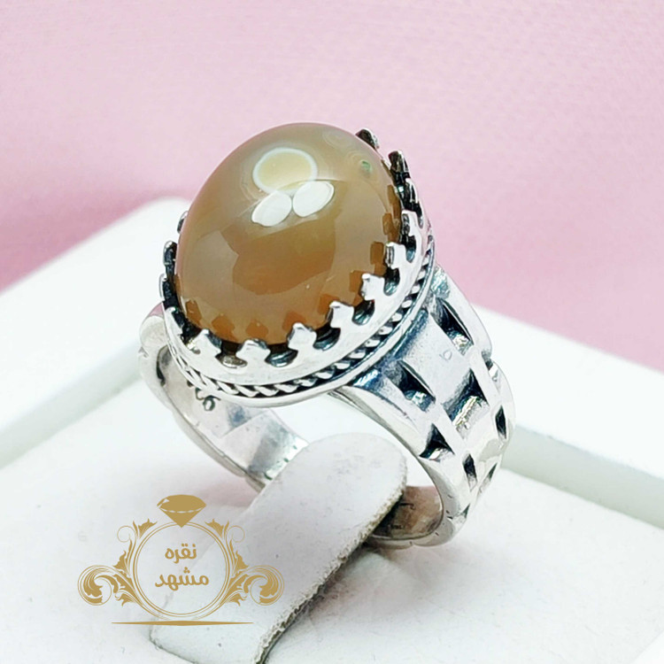 انگشتر نقره باباقوری نقره مردانه عیار بالا