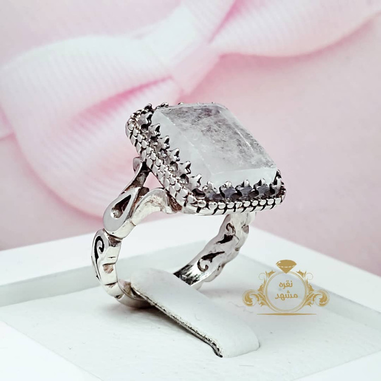 انگشتر مردانه در نجف چهارگوش مدل رهبری