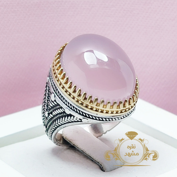 انگشتر سوسنی اصل دامله مردانه نقره کیفیت بالا