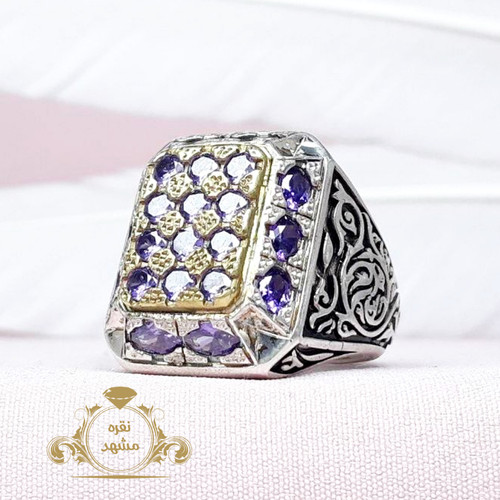 انگشتر اسپرت مردانه نگین دار سنتاتیک