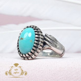 انگشتر فیروزه نیشابوری اصلی مدل دست دلبر